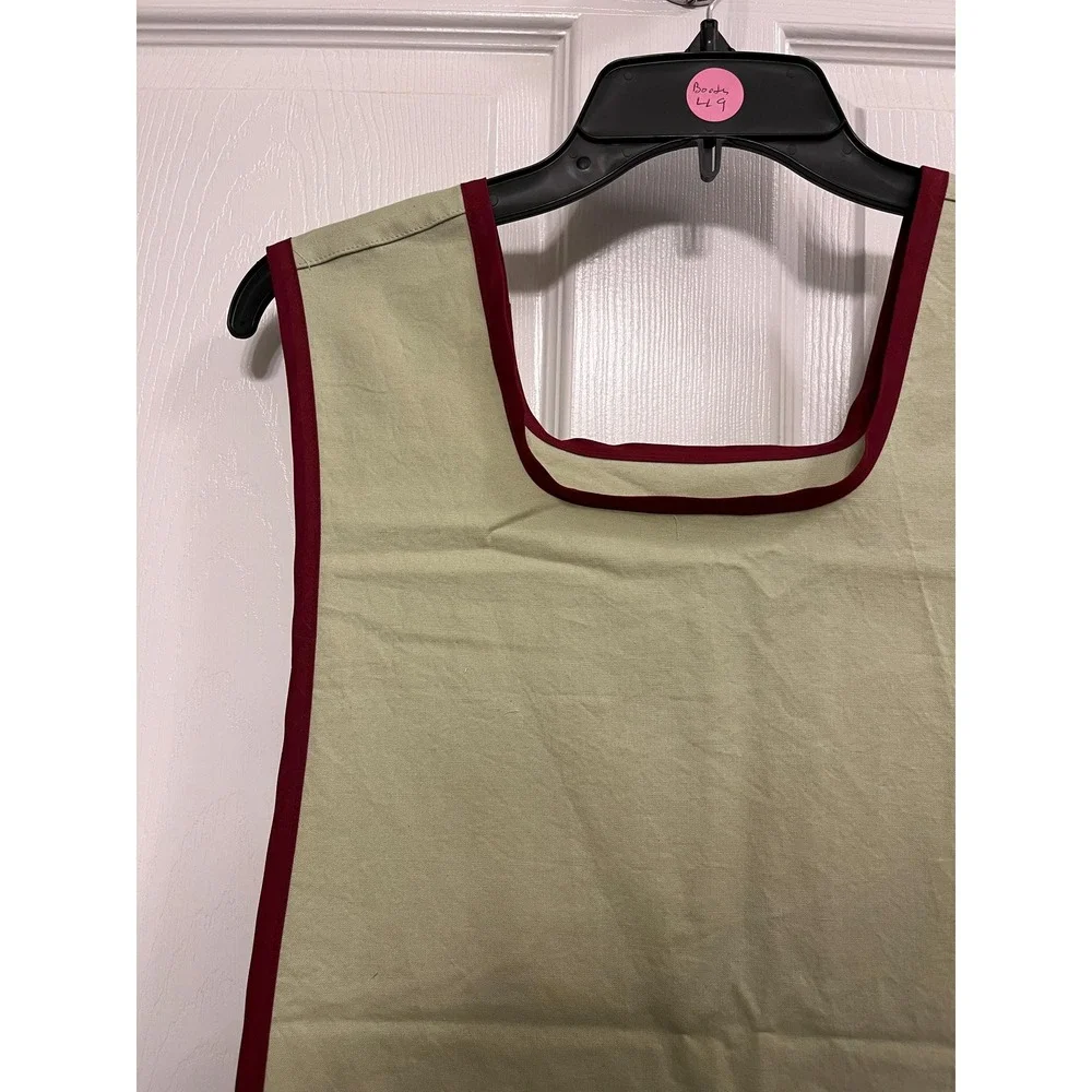 Handmade Christmas Print Apron: Santa Kitchen Apron, Adult XS-XL